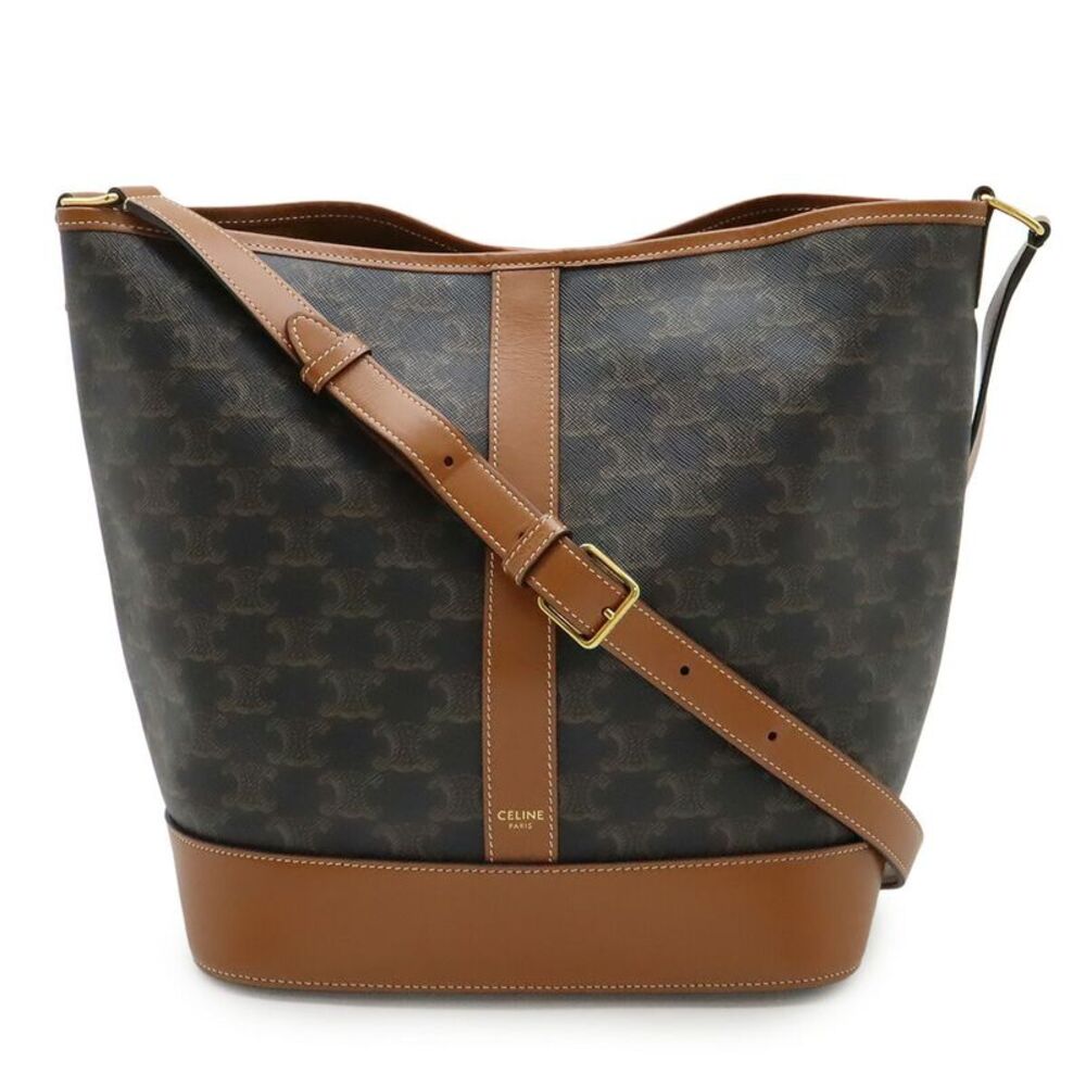 Celine Triomphe Small Bucket Shoulder Bag